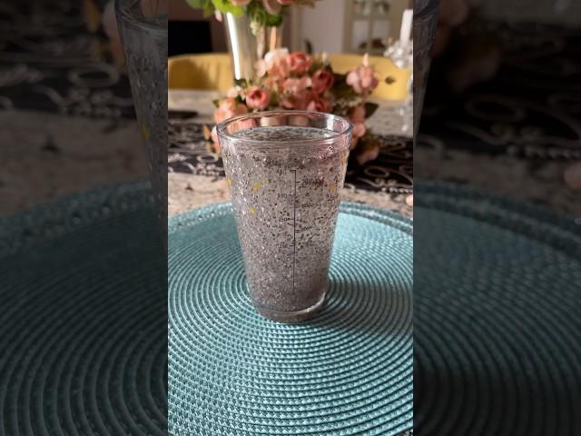 Morning Drink | Chia seed Water For Weight Loss #shortvideo #short #chiaseedsrecipe