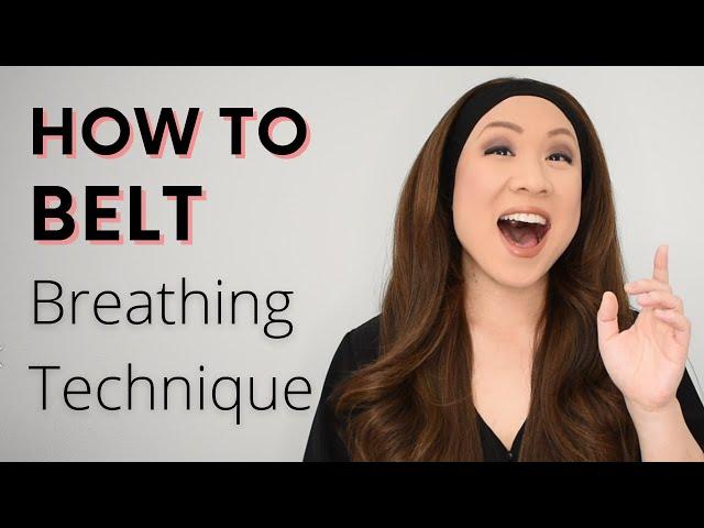 Belting and Breathing Technique #belting #mixbelt