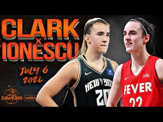 Caitlin Clark vs Sabrina Ionescu Full Duel  | July 6, 2024 | Triple-Double For Clark!