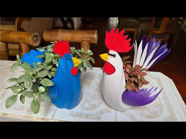 MACETAS GALLINA PARA TU COCINA Tutorial completo #DIY/Liliana Muñoz