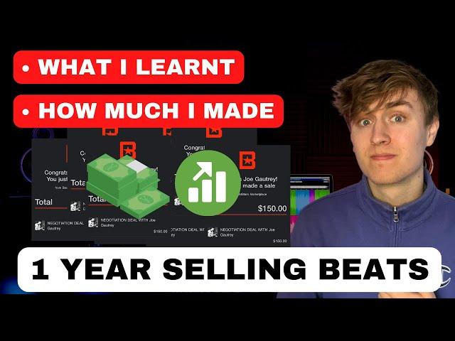 I Starting Selling Beats Online For 1 Year And Earned $.....