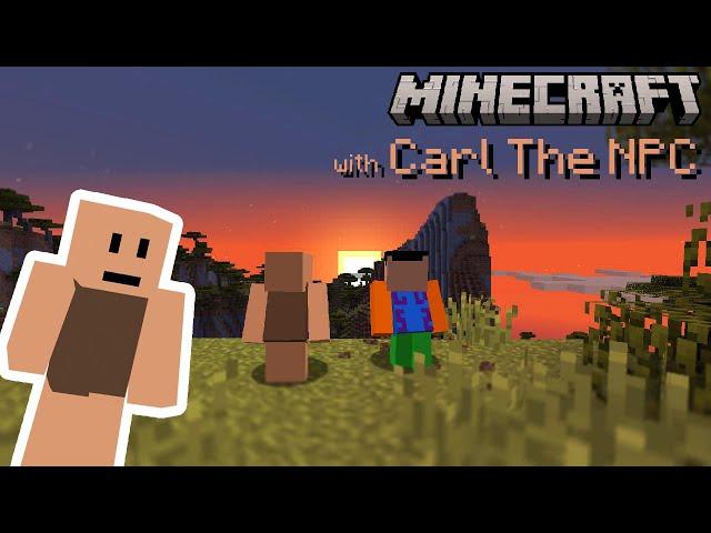 Carl The NPC tries playing MINECRAFT!