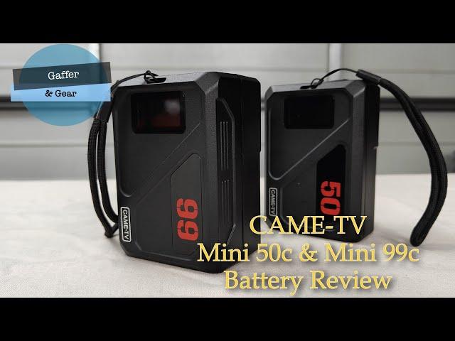 Gaffer & Gear 263 - CAME-TV Mini 50c & Mini 99c Batteries