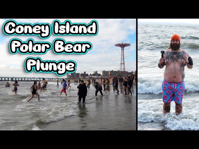 New Years Day Coney Island Polar Bear Plunge & New York Aquarium