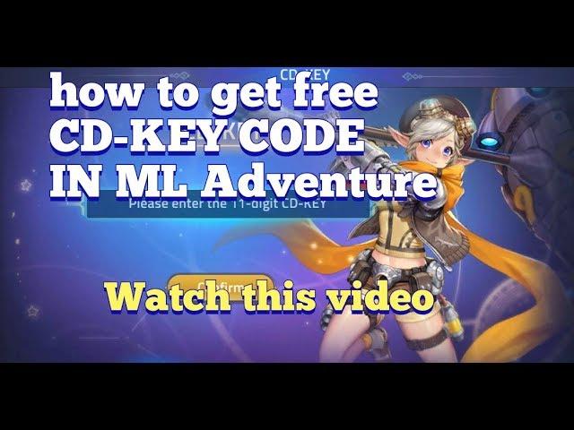 FREE CD-KEY CODE in Mobile legend adventure