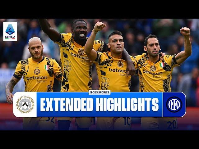 Udinese vs. Inter: Extended Highlights | Serie A | CBS Sports Golazo