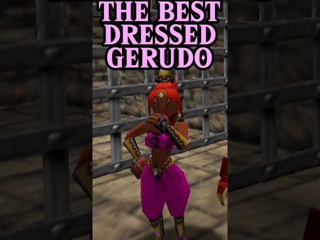 The Best Dressed Gerudo of Ocarina of Time #ocarinaoftime #nintendo #zelda