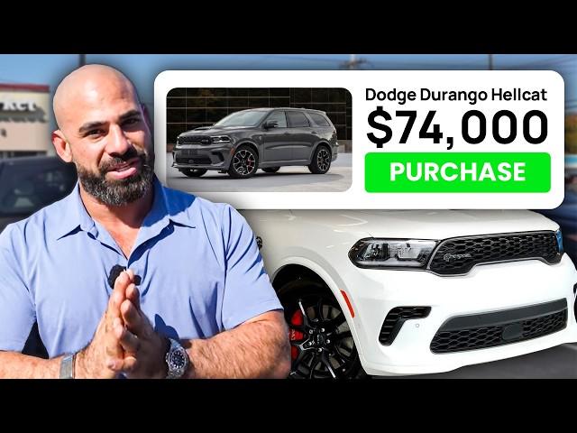 Buying a DAMAGED Tesla & a Durango Hellcat | Day in the Life of a LUXURY Car Dealer