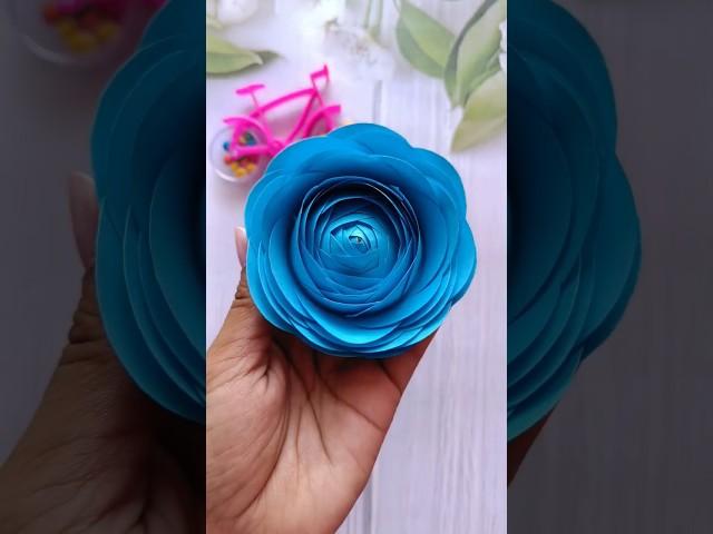 DIY Paper Flower #diy #youtubeshorts #craft #paperflower