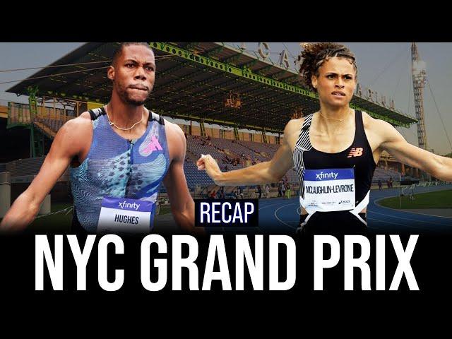 Zharnel Hughes' 100m Surprise & Sydney's 400m Progress | NYC Grand Prix Sprints & Hurdles Live Recap