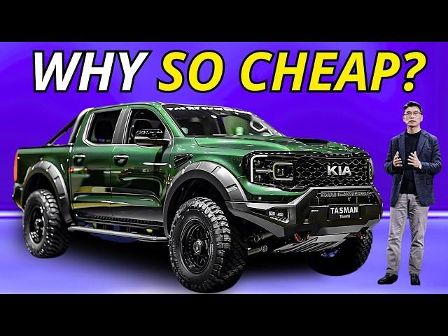 The Most POWERFULL Pickup Truck!? NEW 2025 Kia Tasman UNVEILED