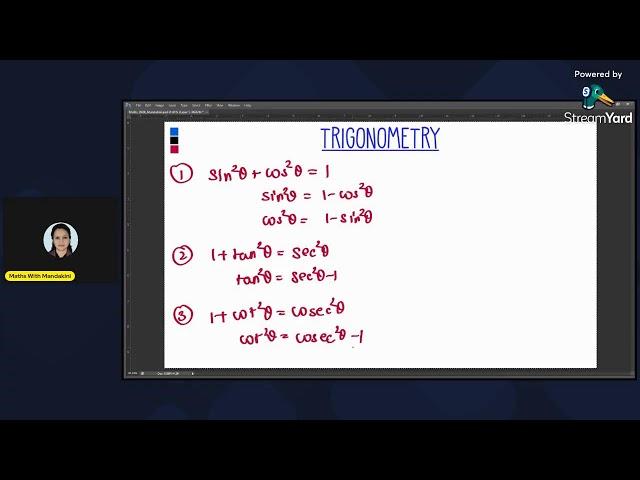 Class 10 TRIGONOMETRY: Trigonometric Identities