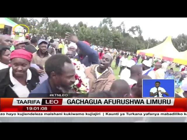 Aliyekuwa naibu rais Rigathi Gachagua afurushwa Limuru