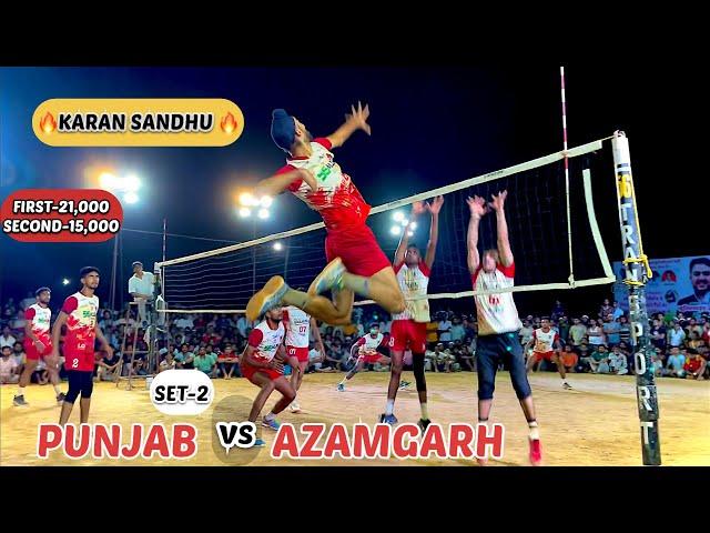 SET-2 SEMIFINAL #MrMazz(Azamgarh)vs  KARAN SANDHU(PUNJAB)  #volleyball match 2022 #xvolleyball