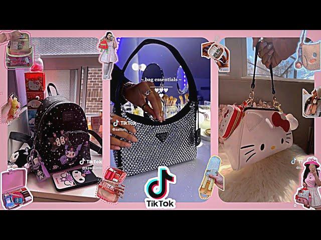 Aesthetic Bag Essentials ASMR Pack With Me  | Sanrio + Must have...