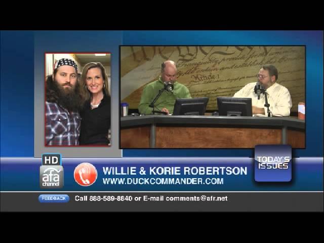 Willie & Korie Robertson, stars of the A&E series Duck Dynasty, share their testimony.