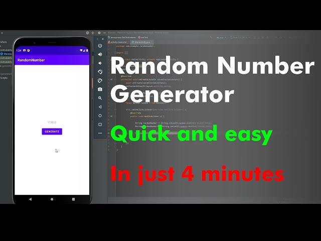 How To Make Random Number Generator - Android Studio