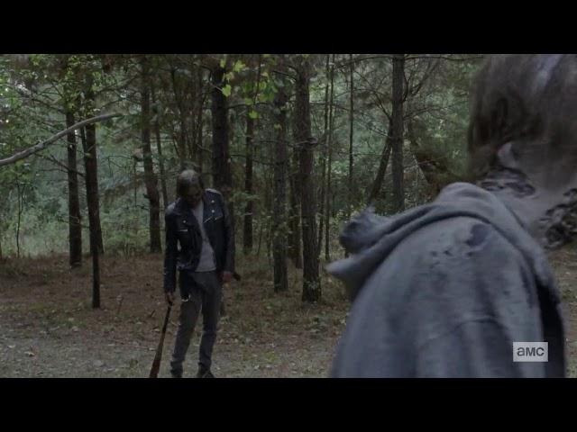 NEGAN MOMENTOS DIVERTIDOS (Negan camina como un zombie) The Walking Dead