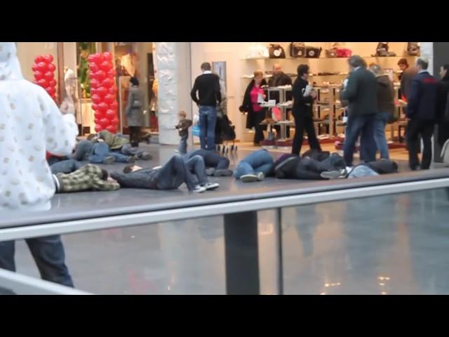 Flash mob "Zzz..." - Belgium (Kortrijk) 2010