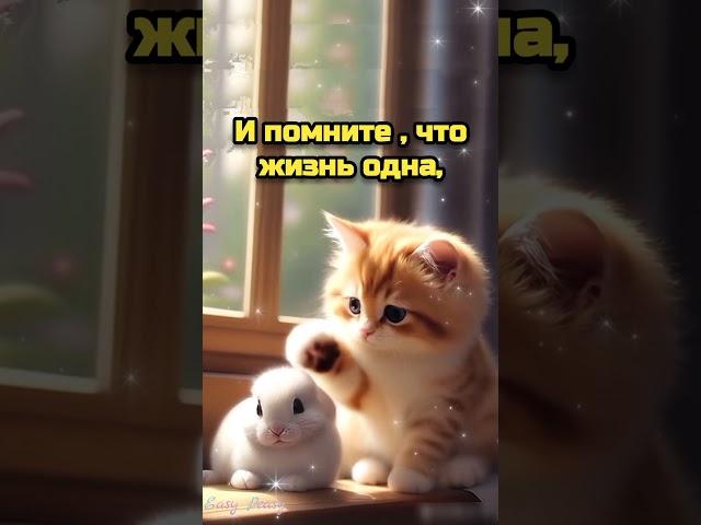 С ДОБРЫМ УТРОМ!ЧУДЕСНОГО ДНЯ! Красивая музыкальная открытка