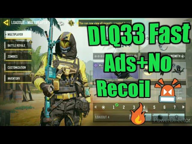 BEST FAST️NEW ADS+LOW HITMARKER DLQ33 Gunsmith Setup! BEST DLQ33 Loadout? DLQ33 CODM Attachments