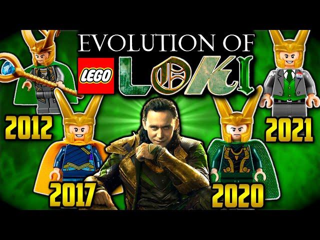 Evolution of Loki in LEGO (2012 - 2021) | All LEGO Marvel Loki Minifigures