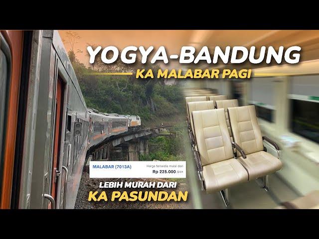 LEBIH MURAH DARI KELAS EKONOMI, MENDING PILIH INI‼️Trip Yogyakarta - Bandung Naik KA Malabar Pagi