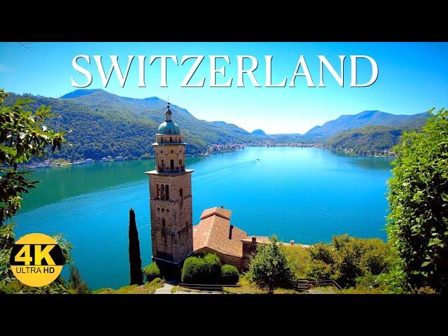 MORCOTE Switzerland 4K - the Pearl of Ceresio, Lake of Lugano | Switzerland| Ticino | Tessin