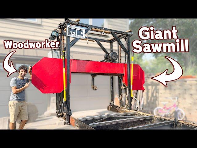 How I Built a Giant Sawmill in my Backyard