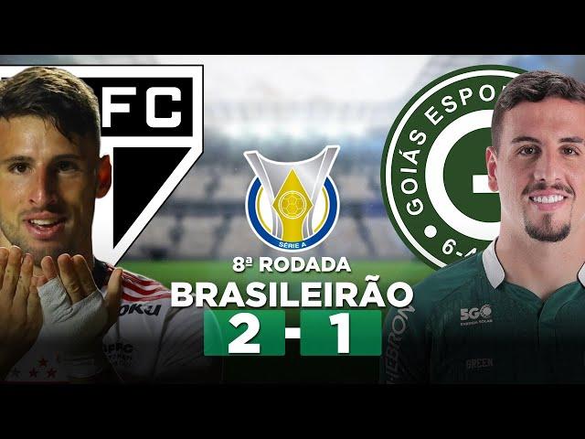 SÃO PAULO 2 x 1 GOIÁS Brasileirão Série A 2023 8ª Rodada | Narração