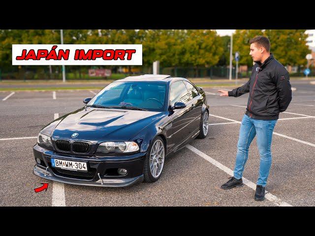 BMW E46 M3  Nem csak a garázsban áll letakarva 