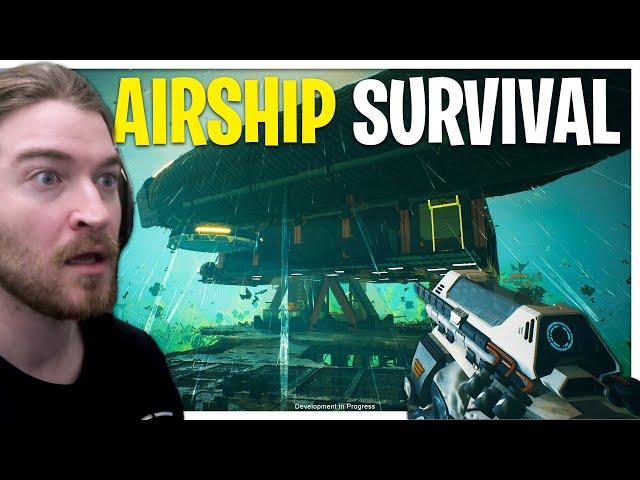 FOREVER SKIES SURVIVAL EP1 - Surviving Post-Apocalyptic Earth Onboard an Airship!