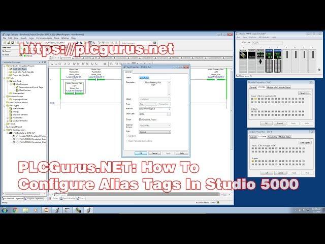 PLCGurus.NET - How To Create Alias Tags In Studio 5000