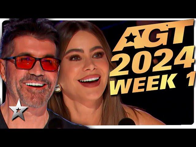 America's Got Talent 2024 ALL AUDITIONS | Week 1