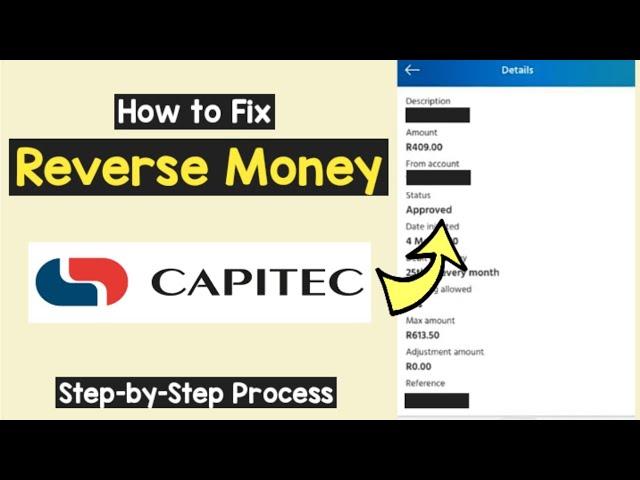 Reverse Money Capitec | Refund Payment Transaction Capitec App | Wrong Transfer Cancel Transaction