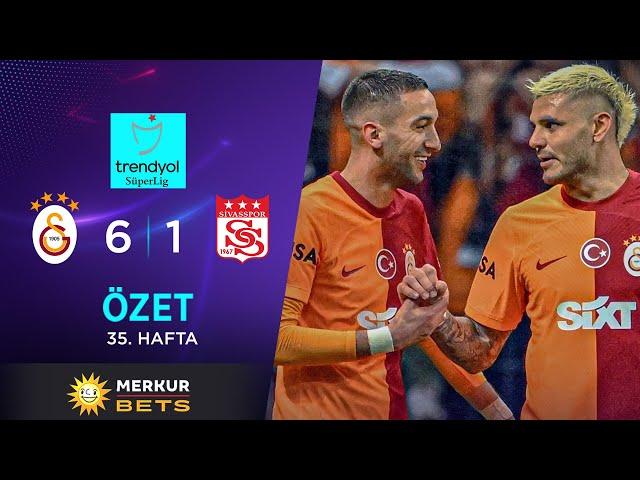 MERKUR BETS | Galatasaray (6-1) Sivasspor - Highlights/Özet | Trendyol Süper Lig - 2023/24