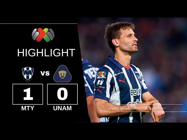 Monterrey 1-0 Pumas UNAM | Highlights & Goals | Liga MX 2024