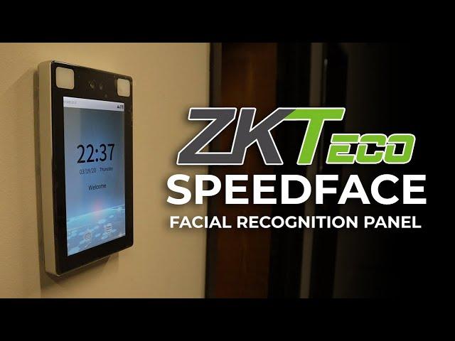 ZKTeco's SpeedFace Facial Recognition and Temperature Detection Panel for Access Control