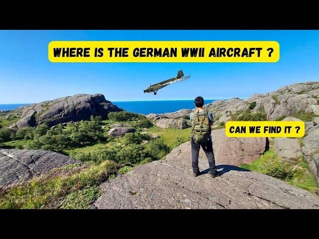 Lost German WWII aircraft came down here.  Can we find it ? AMAZING explore.