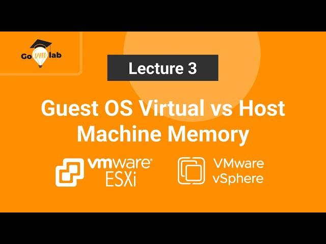 Lecture 3. Guest OS Virtual vs Physical Memory vs Machine Memory | vSphere 8.x Deep-Dive Program