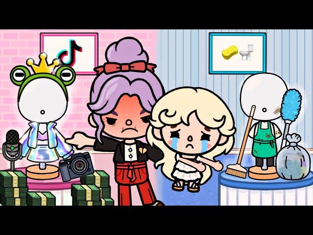 Mom Forces Me To Be A Tiktoker But I Want To Be A Cleaner | Sad Toca Boca Story | Toca Life World