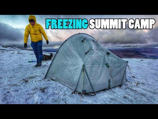 First Look at the Tarptent Scarp 1 ULTRA! Subzero Winter Wild Camping on a Munro (Beinn an Dòthaidh)