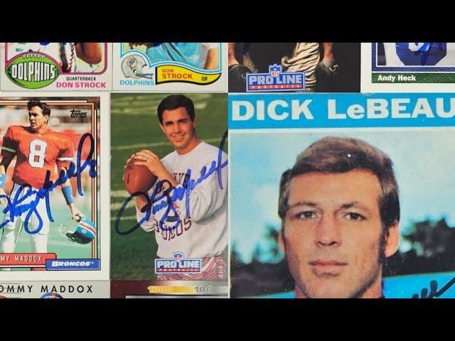 My Weekly TTM Autograph Haul #39 - 6 Returns (Dick LeBeau, Tommy Maddox & more)