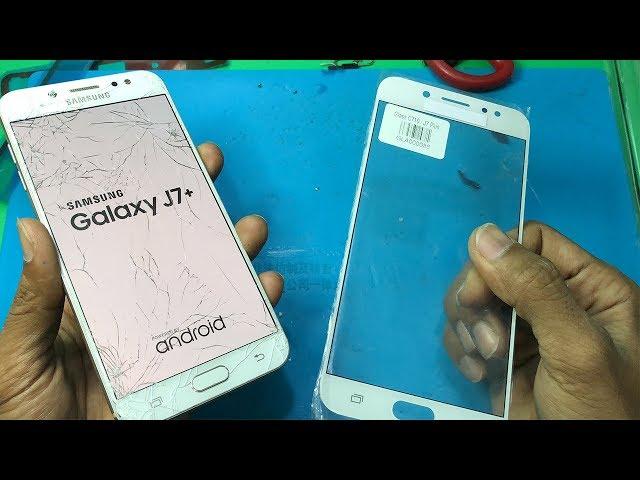 Samsung J7 plus touch glass replacement