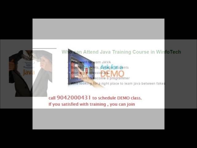 JAVA Training center in chennai velachery