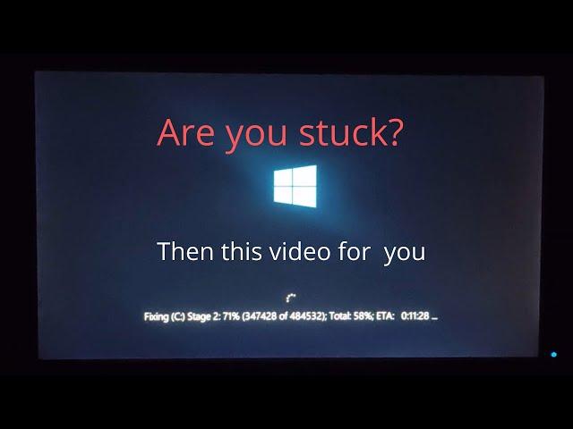 how to stop disk repair all windows | startup repair repairing disk errors by fixing chkdsk  method