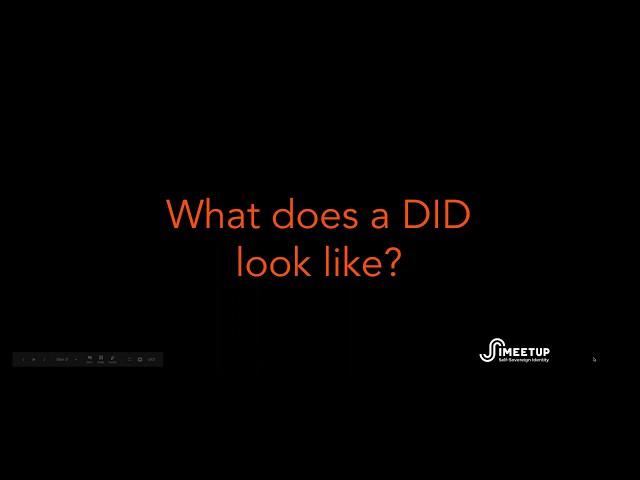 Decentralized Identifiers (DIDs) - The Fundamental Building Block of Self Sovereign Identity