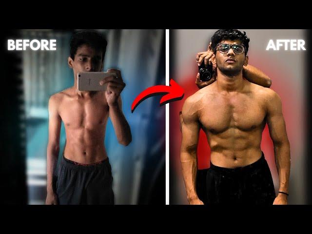 Skinny to Muscular IN 3 Easy Steps! (NO BS GUIDE)
