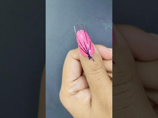 Easy nailart design  #shorts #youtubeshorts #viralshorts #easynailart