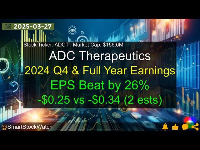 ADC Therapeutics (ADCT|$156.6M) - 2024 Q4 & Full Year Earnings Analysis